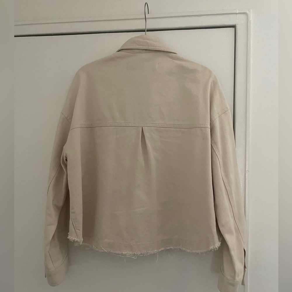Zara tan denim jacket - Picture 3 of 5